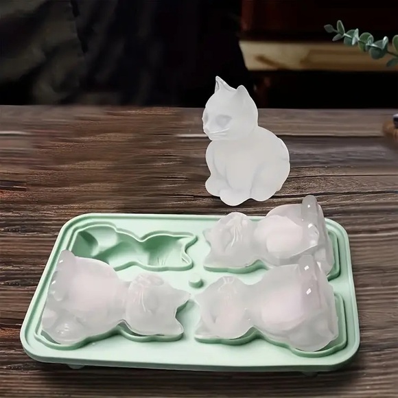 Other - Cat Silicone Ice Cube Tray Mold - New